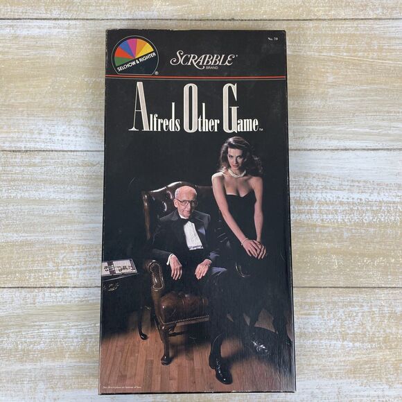 Vintage 1985 Alfreds Other Game Scrabble Brand Selchow & Righter - Picture 1 of 8